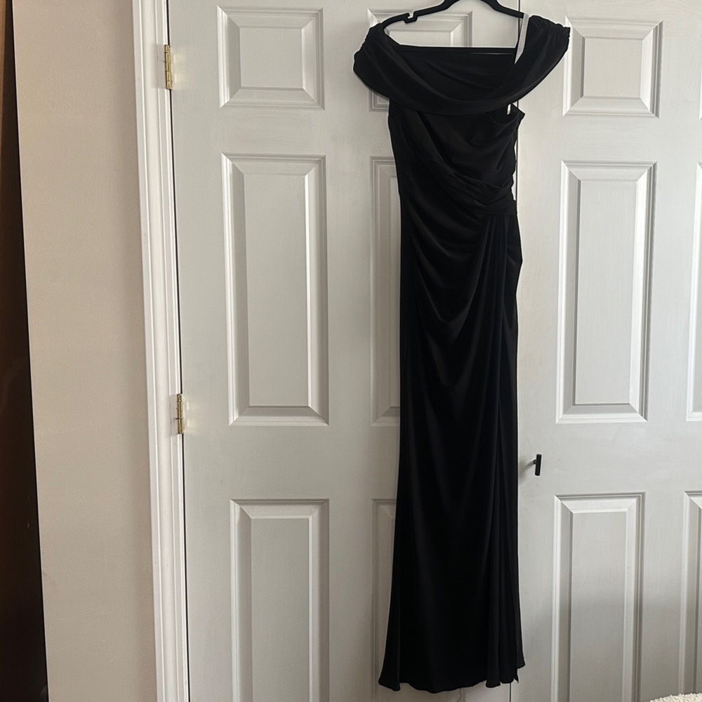 Azazie “Rorie” Elegant Black Evening Gown